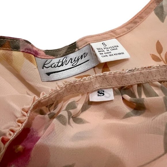 Kathryn Sheer Bell Sleeve with Matching Panty Size Small - Picture 7 of 7